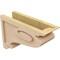 Ekena Millwork 5"W x 15"D x 10"H Classic Scroll Rough Cedar Woodgrain TimberThane Corbel, Primed Tan CORUR05X15X10SCRRCPR - alternate 4